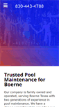Mobile Screenshot of poolserviceboerne.com